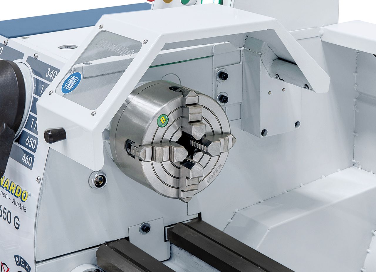 Leit- und Zugspindeldrehmaschine Profi 650 G / 400 V inkl. 2-Achs-Digitalanzeige ES-12 V