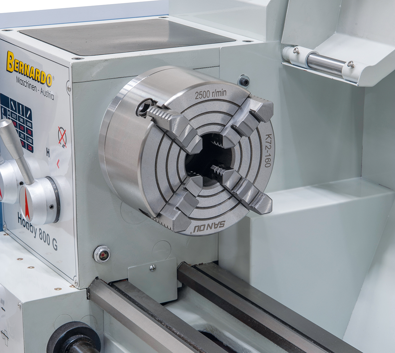 Leit- und Zugspindeldrehmaschine Hobby 800 G / 230 V inkl. 3-Achs Digitalanzeige DT 40