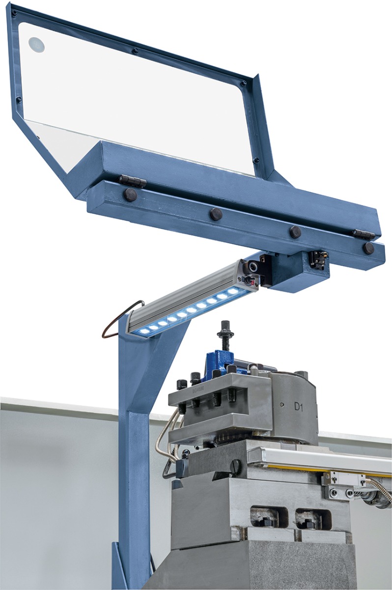 Produktionsdrehmaschine Goliath 800 x 1500 inkl. 3-Achs-Digitalanzeige *