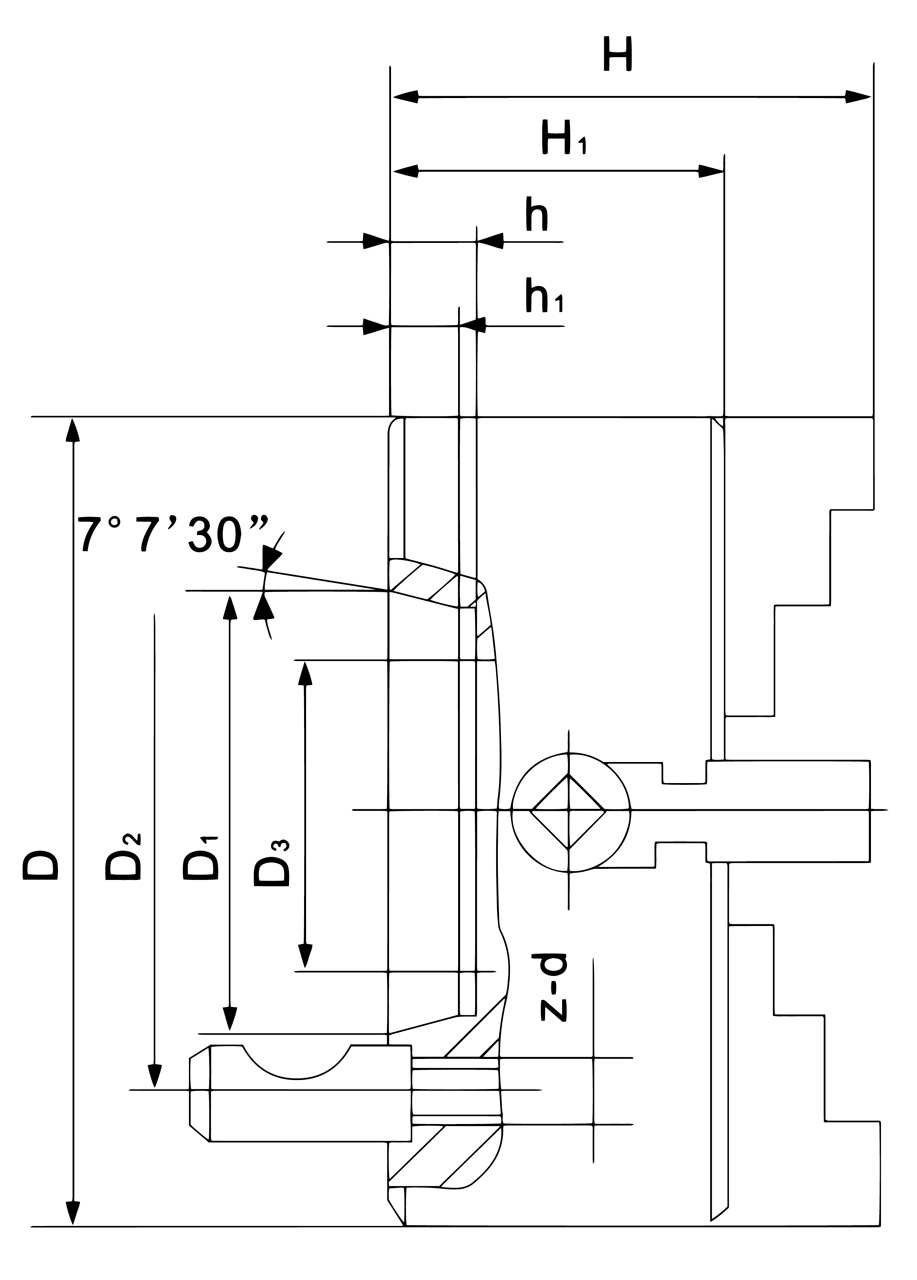 Planscheibe K72-800/D11