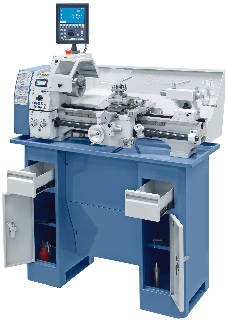 Leitspindel-Drehmaschine Profi 550 PRO / 400 V inkl. 2-Achs-Digitalanzeige ES-12 V