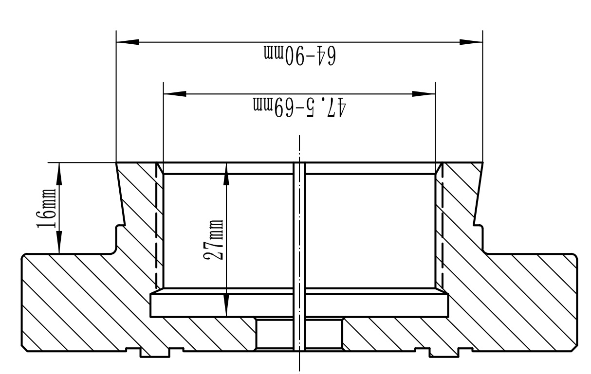 Schwalbenschwanzbacken Typ B (Schwalbenschwanz außen, geriffelt innen) f. Spannfutter M 115