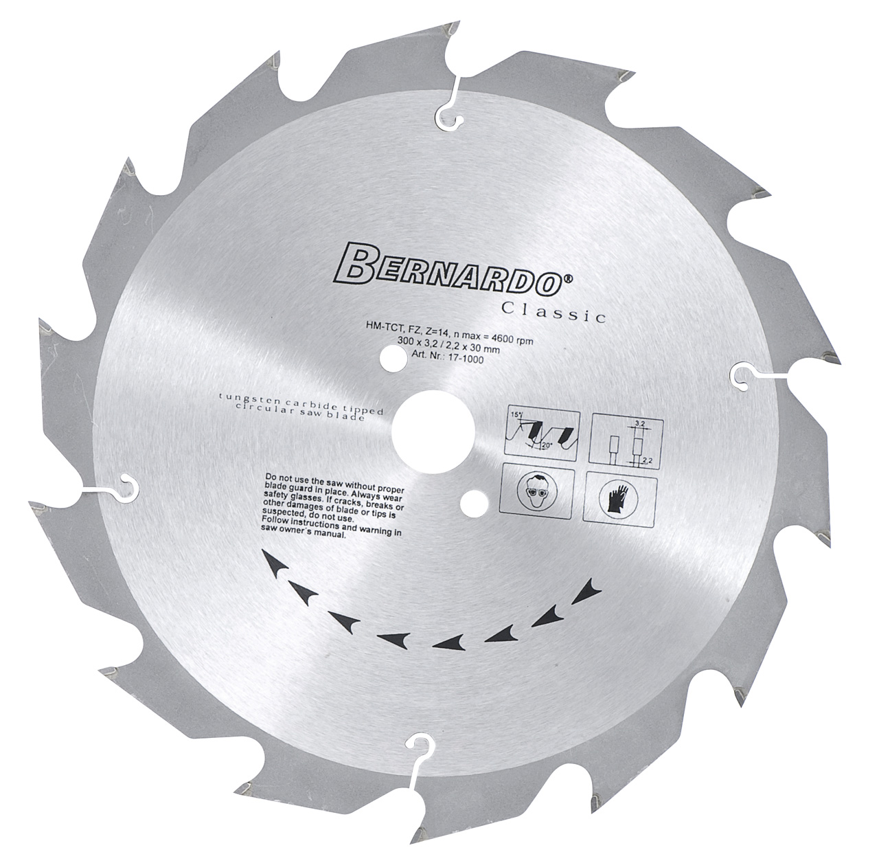 HM-Kreissägeblatt Classic FZ - 315 x Z14