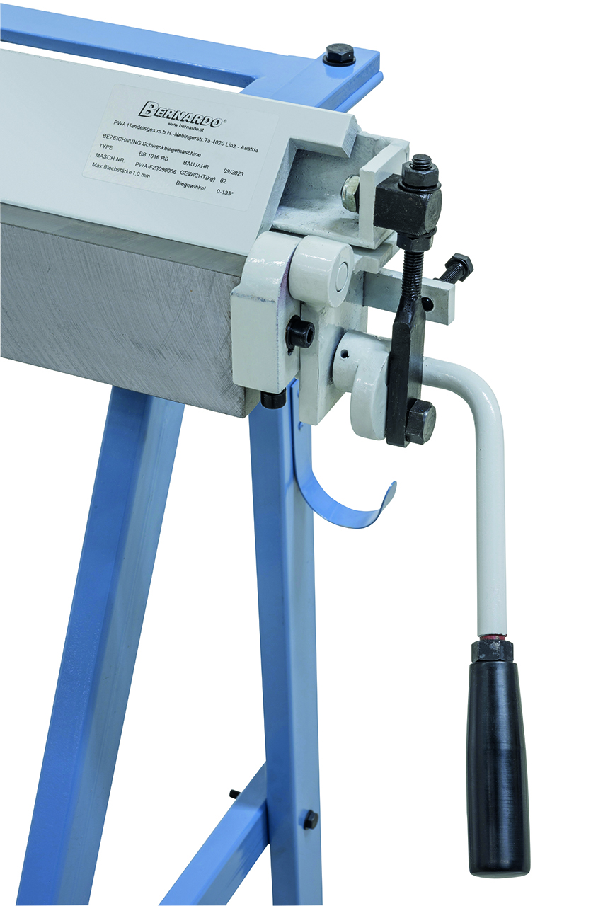 Schwenkbiegemaschine BB 1016 RS mit Rollenschere