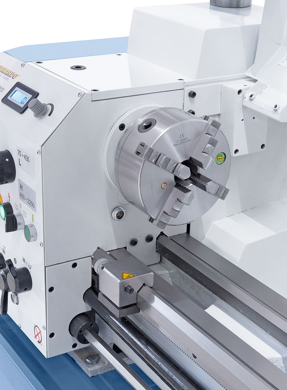 Leit- und Zugspindeldrehmaschine Profi 880 G Vario / 400 V inkl. 2-Achs-Digitalanzeige ES-12 V