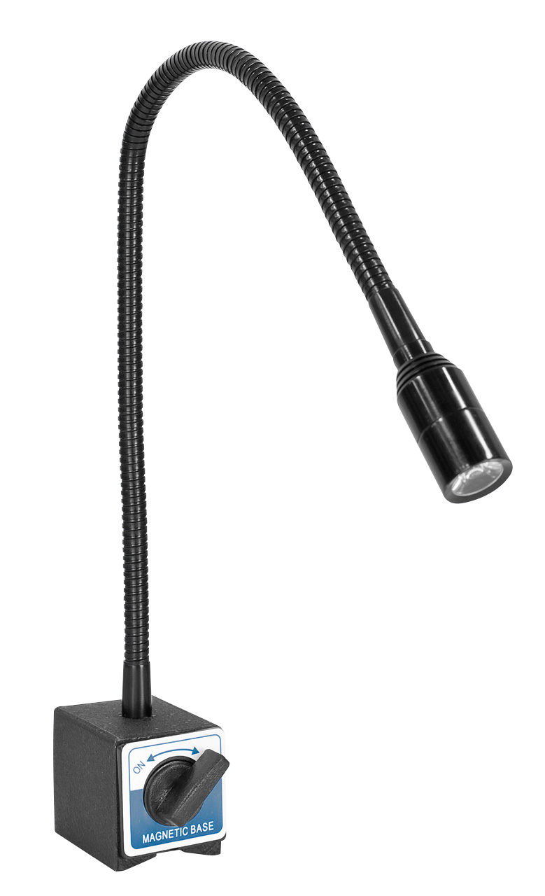 LED - Maschinenleuchte LED 1 / 230 V mit flexiblem Arm und Magnet