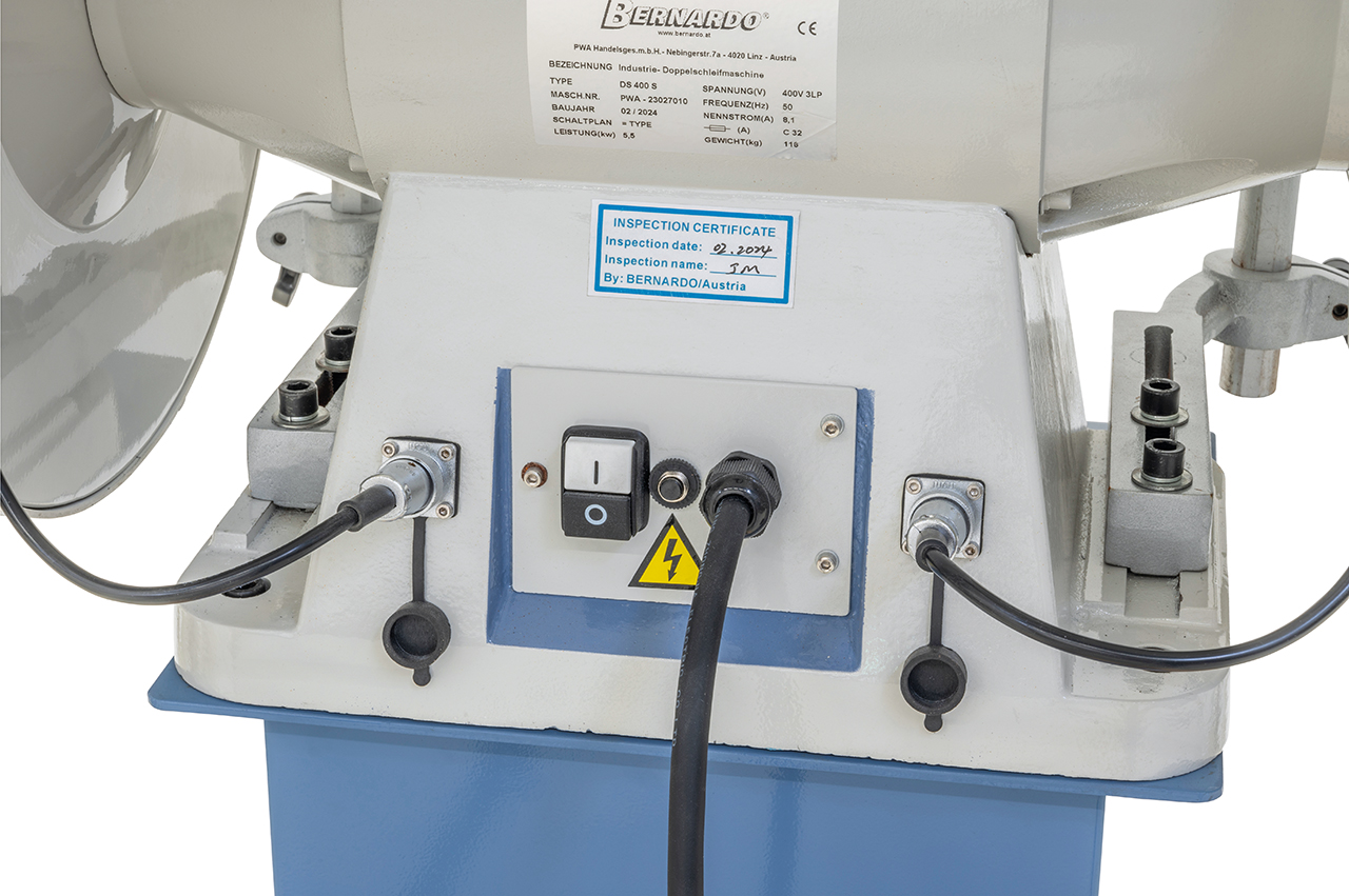 Industrie-Doppelschleifmaschine DS 400 S / 400 V