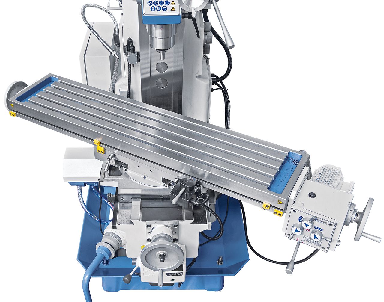 Universalfräsmaschine UWF 90 - 1270 inkl. 3-Achs-DRO ES-12 H und pneumat.WK-Klemmung *