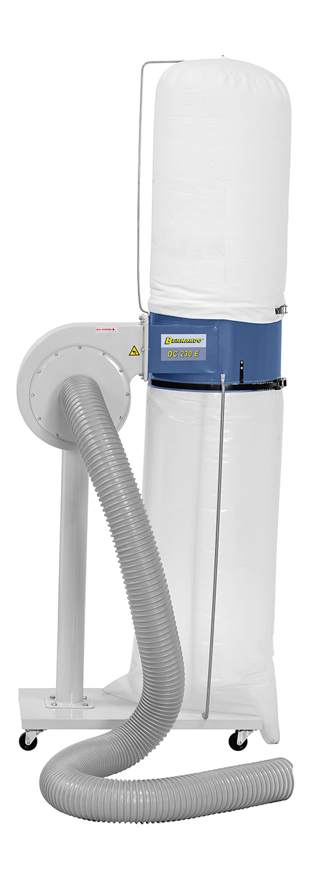 Absauganlage DC 230 E / 230 V mit Spiralabsaugschlauch 2,5 m