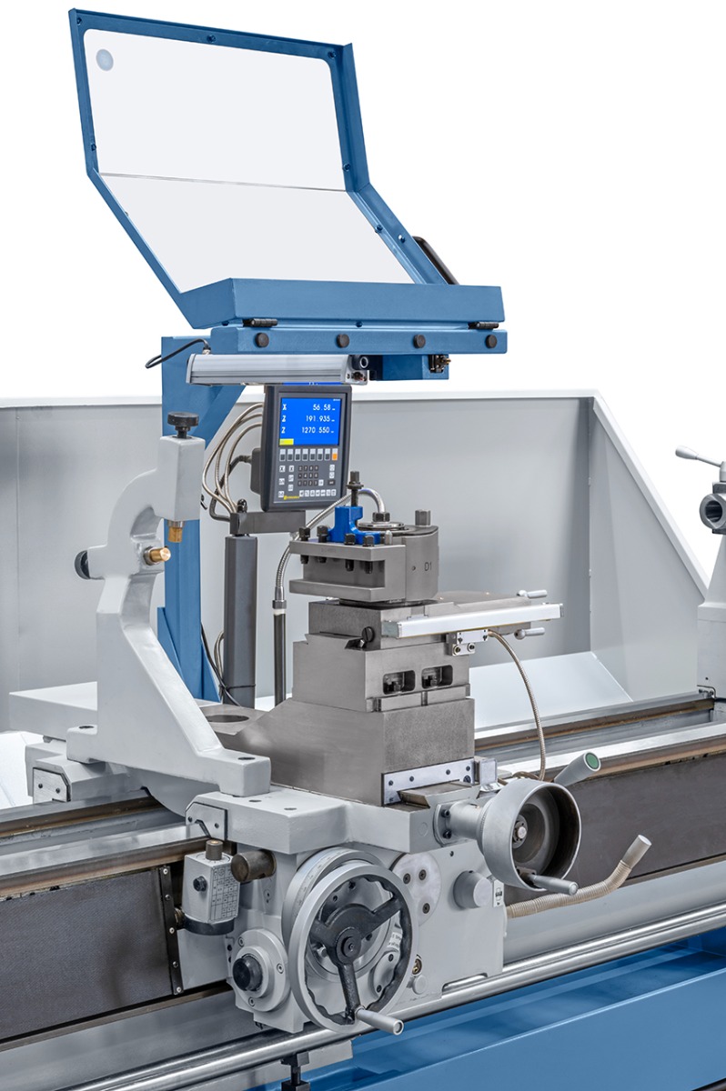 Produktionsdrehmaschine Goliath 800 x 2000 inkl. 3-Achs-Digitalanzeige *