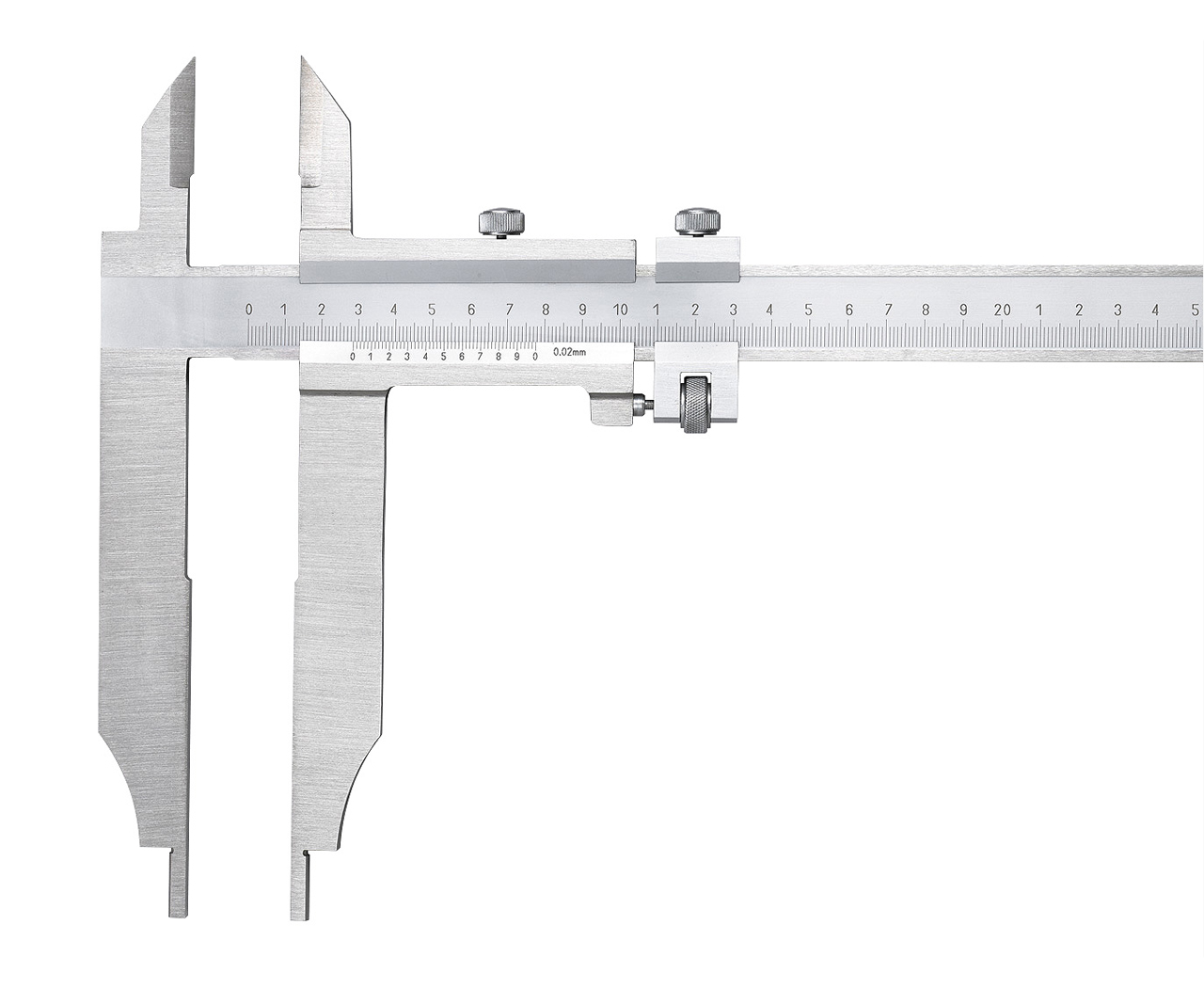 Werkstatt-Messschieber 1000 mm x 0,02 mm mit Messerspitzen
