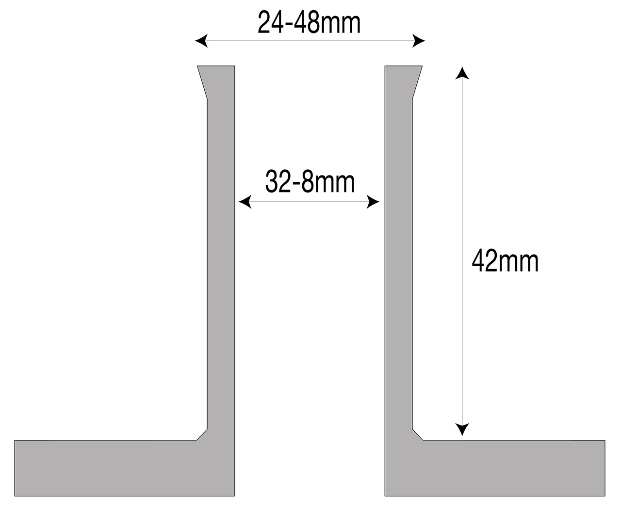 Verlängerte Spannzange f. Spannfutter M 70