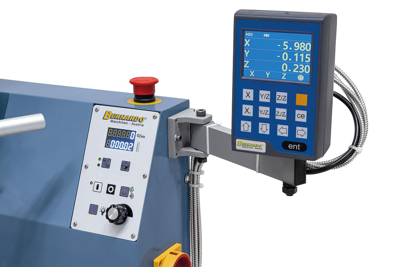 Bohr- und Fräsmaschine KF 18 Top inkl. 3-Achs Digitalanzeige DT 40