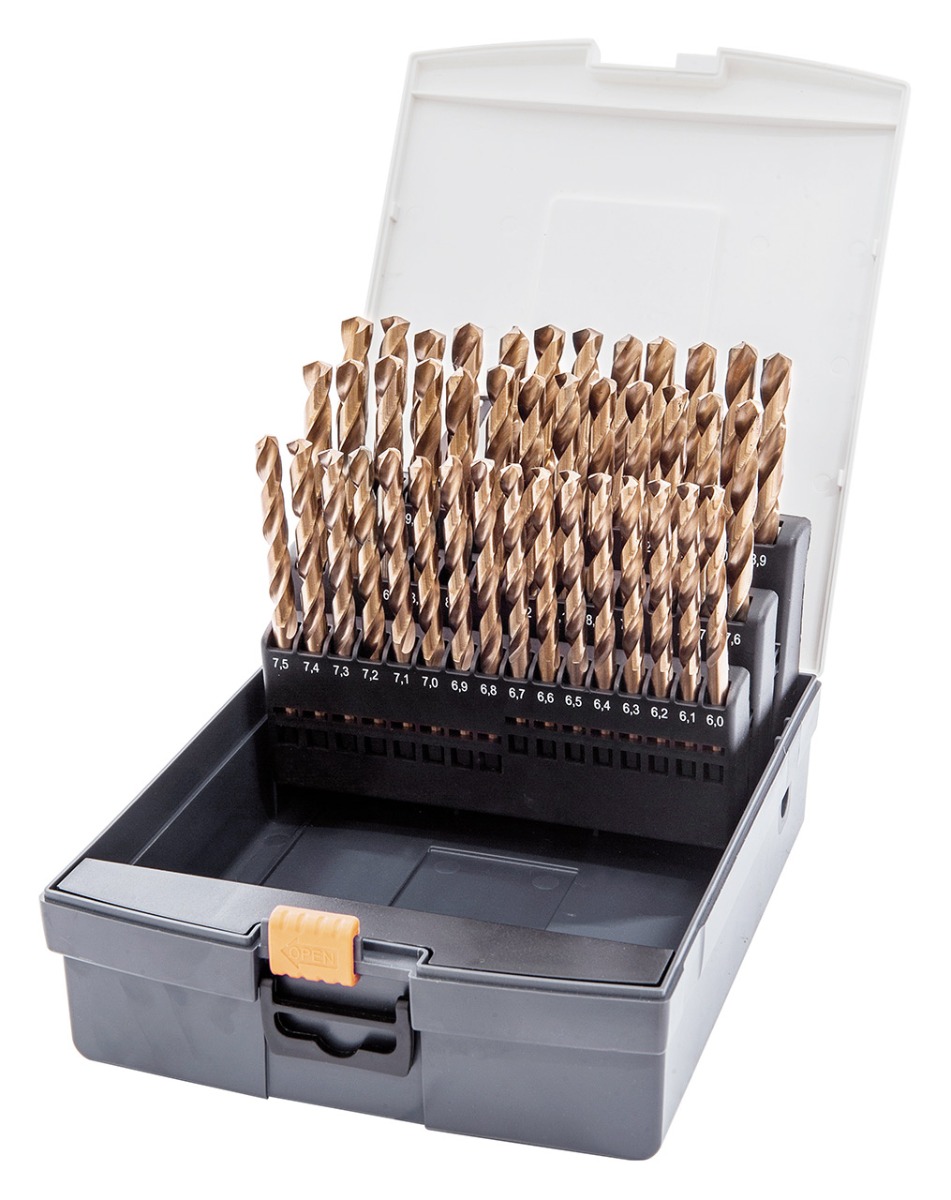 Bernardo Spiralbohrer-Set 41-tlg., 6 - 10 mm