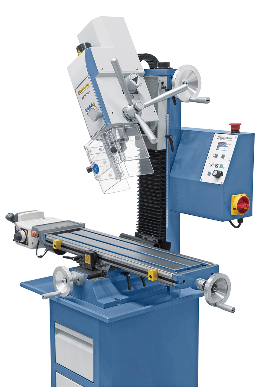 Bohr- und Fräsmaschine KF 28 Top mit Vorschub