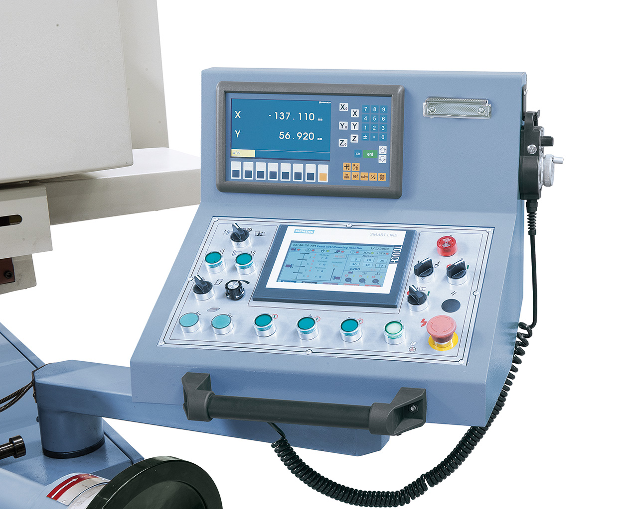 Flachschleifmaschine BSG 4080 PLC mit 2-Achsen-Digitalanzeige ES-12 H **