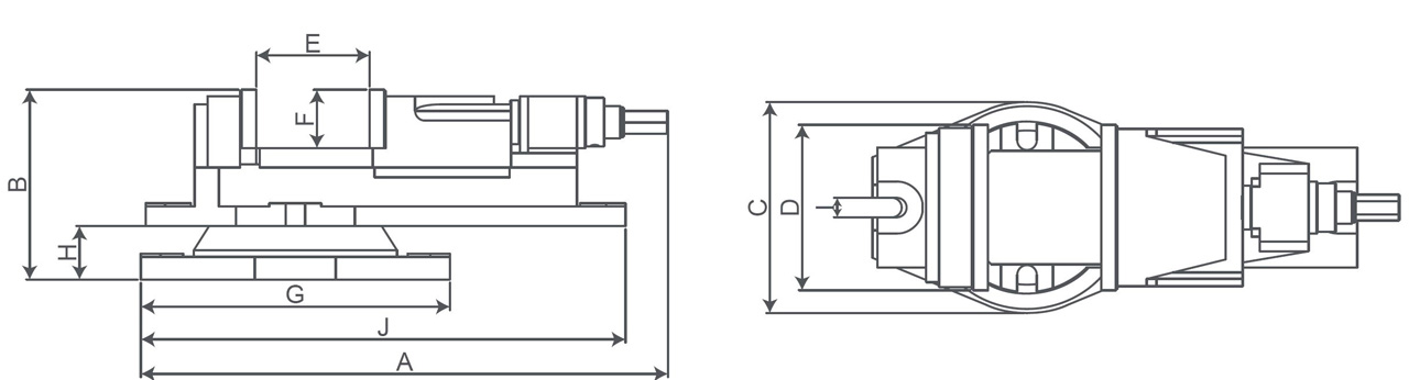 Maschinenschraubstock KV 125