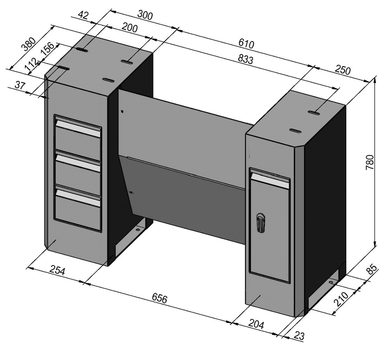 Untergestell D6 Deluxe