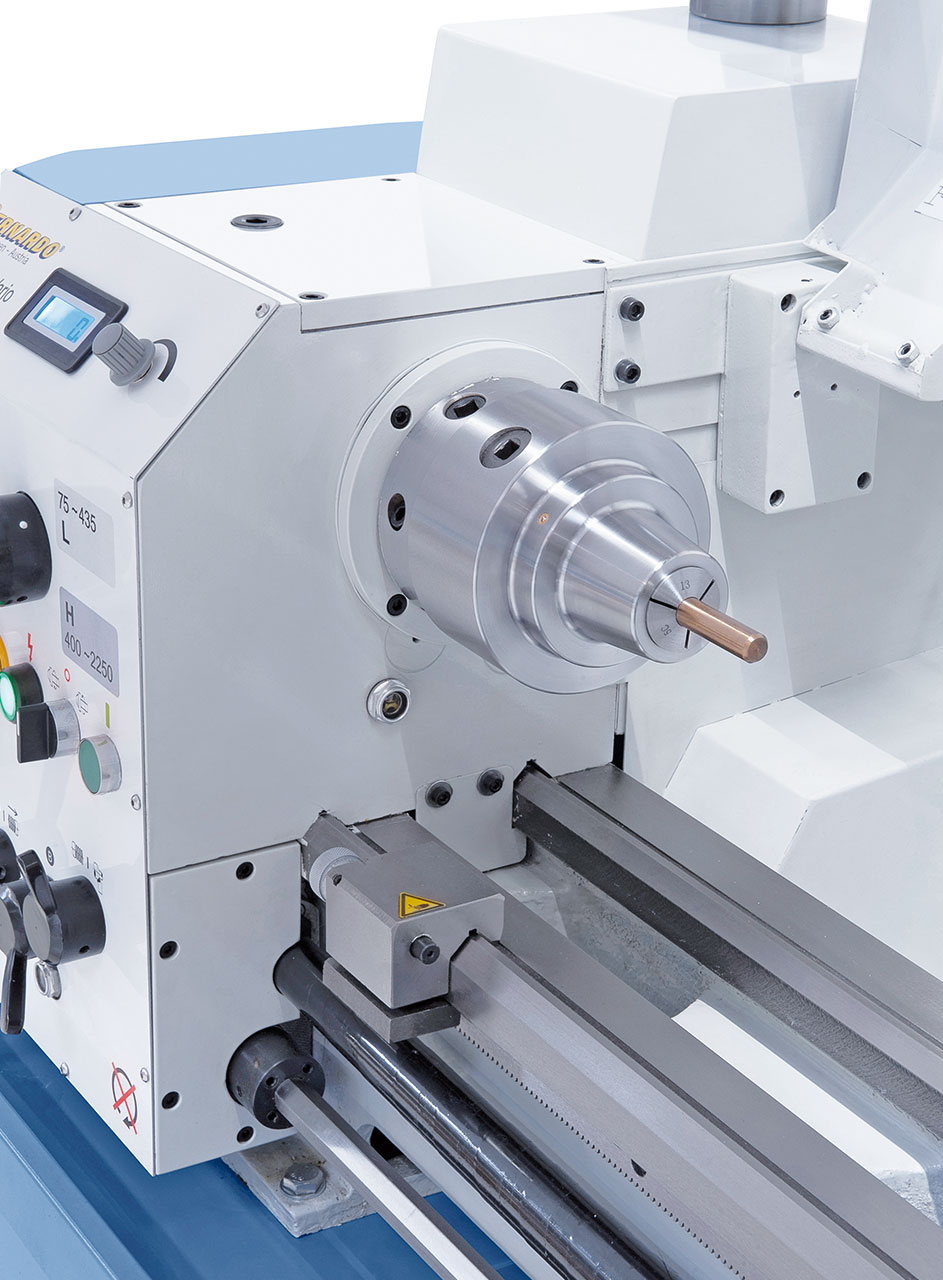 Leit- und Zugspindeldrehmaschine Profi 880 G Vario / 400 V inkl. 2-Achs-Digitalanzeige ES-12 V