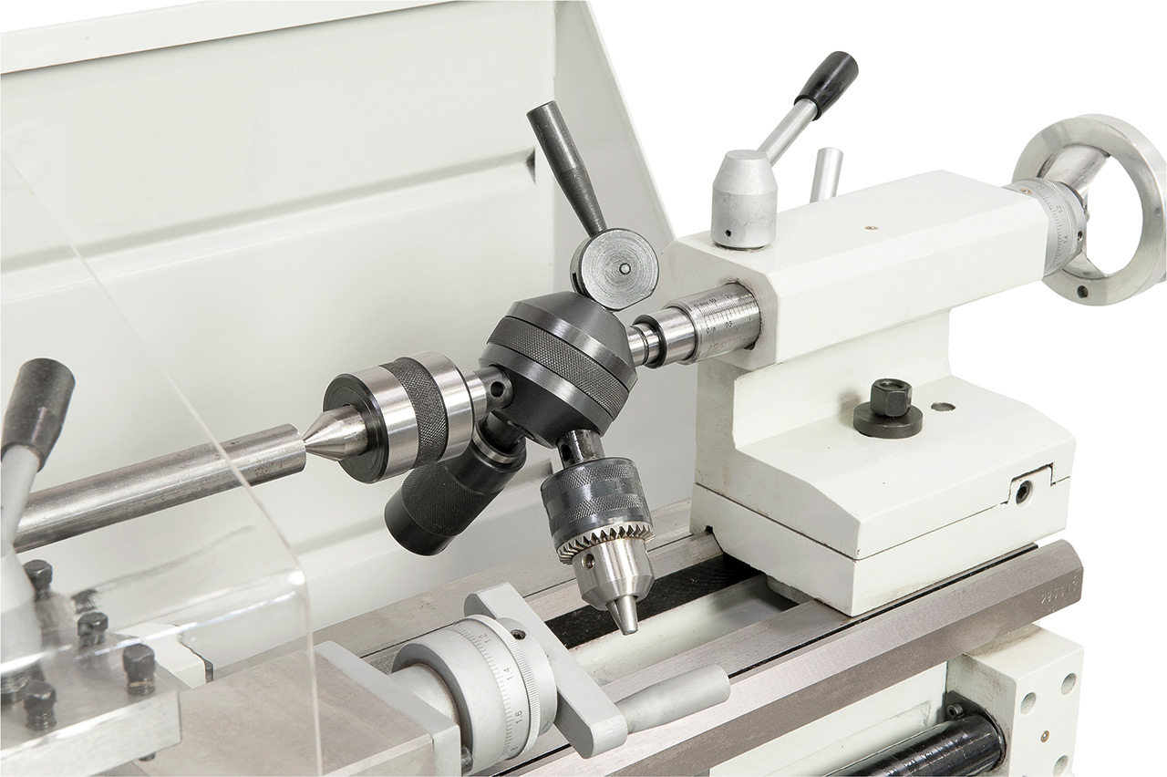 Leit- und Zugspindeldrehmaschine Profi 700 BQV / 230 V inkl. 2-Achs-Digitalanzeige ES-12 V