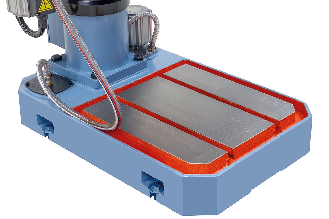 Getriebe-Säulenbohrmaschine GB 55 SK NC Vario mit Kreuztisch *