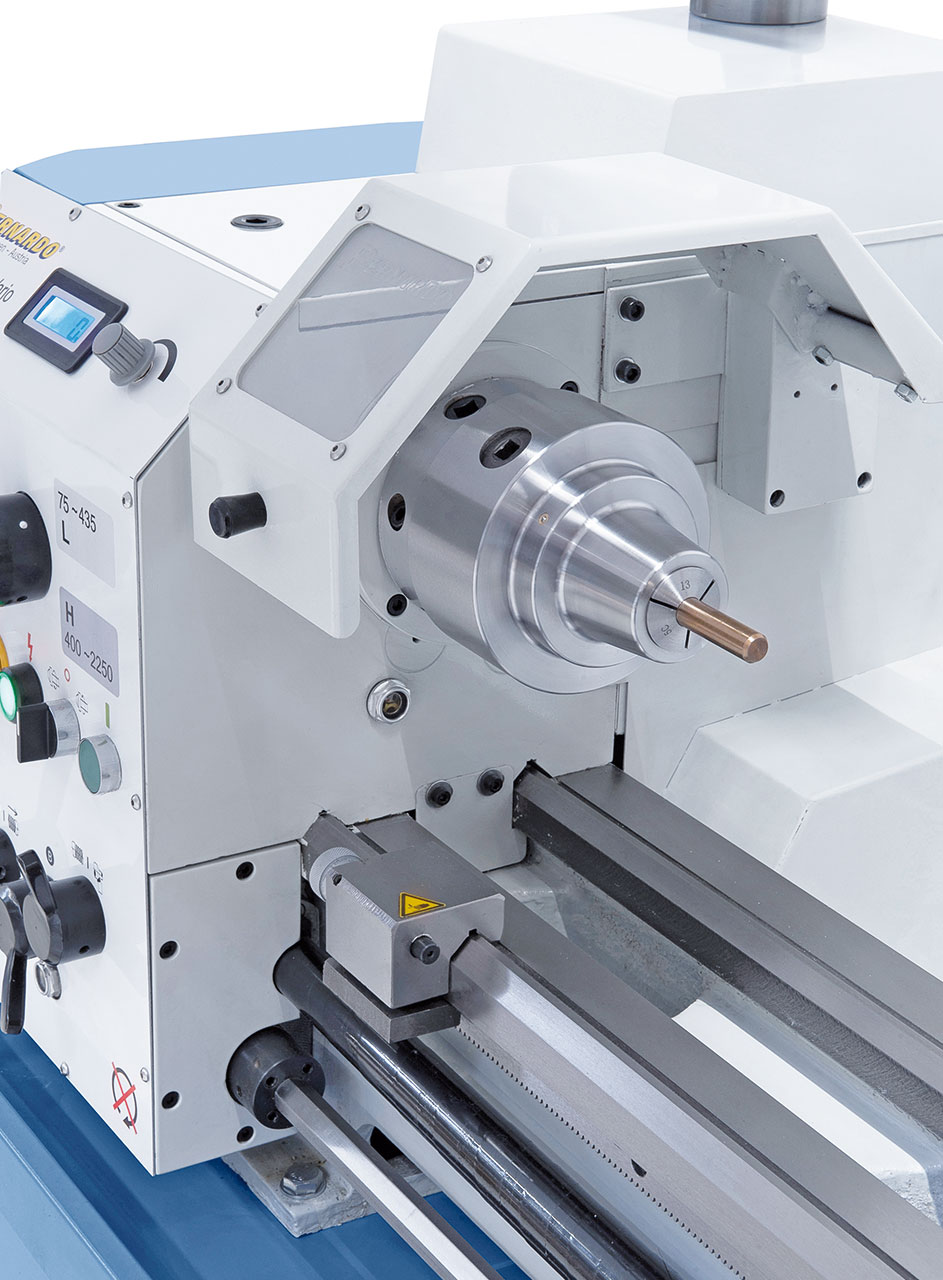 Leit- und Zugspindeldrehmaschine Profi 880 G Vario / 400 V inkl. 2-Achs-Digitalanzeige ES-12 V