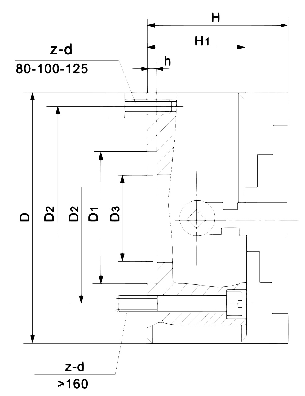 Planscheibe K72 - 250	