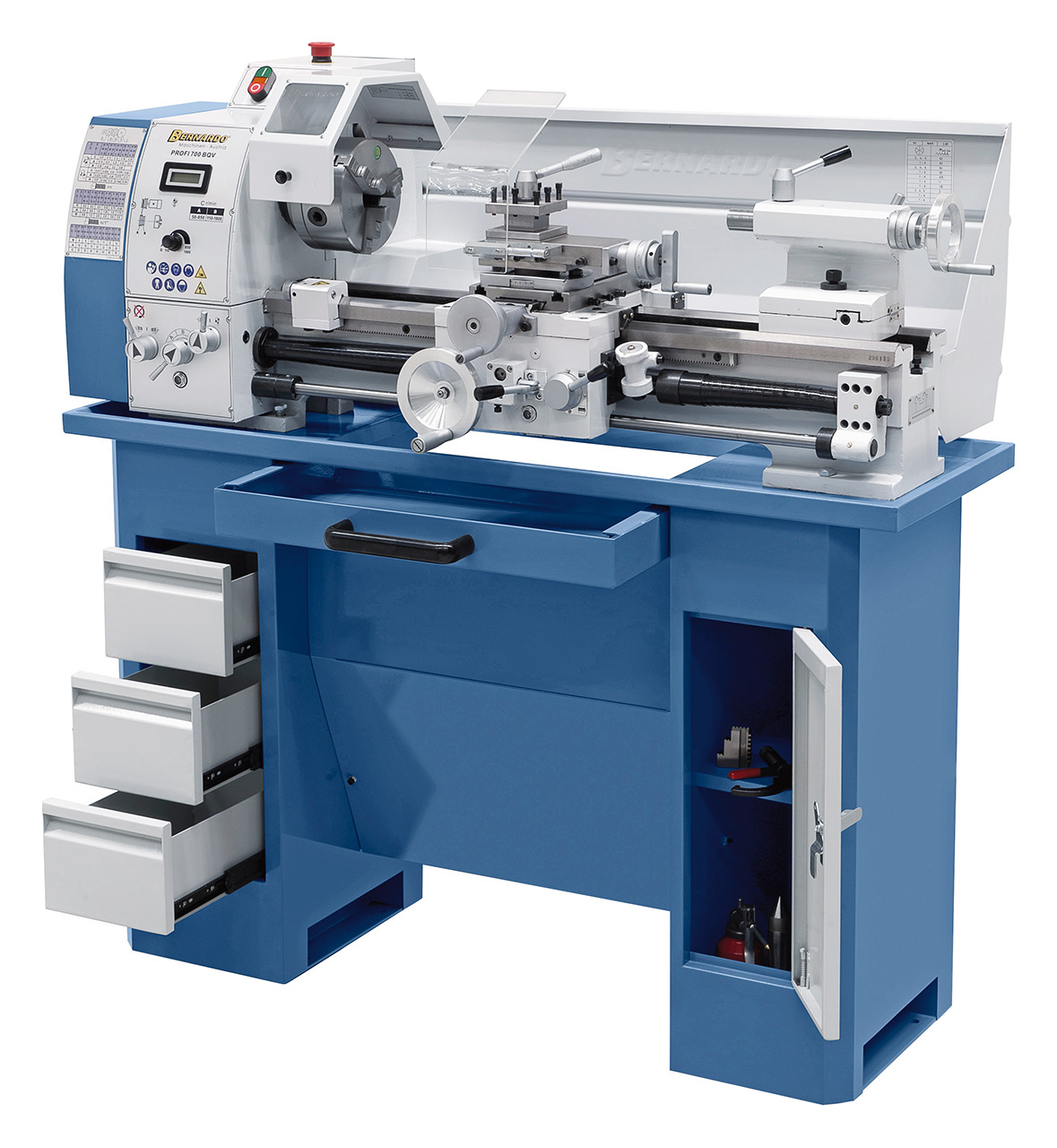 Leit- und Zugspindeldrehmaschine Profi 700 BQV / 230 V