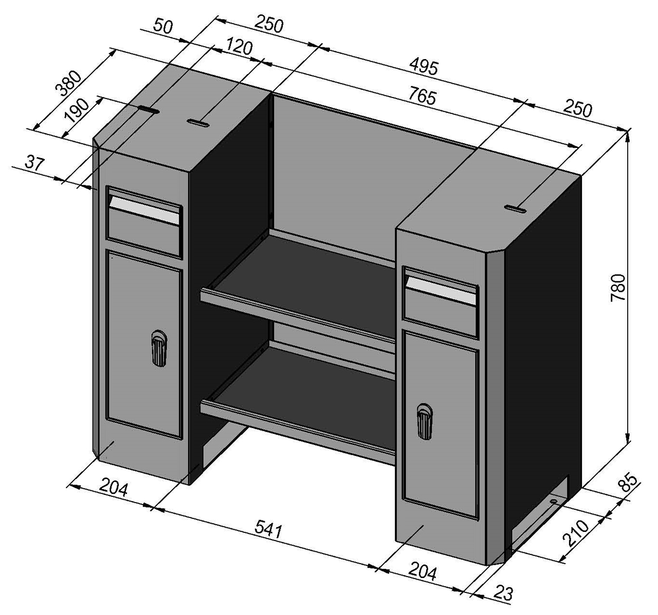 Untergestell D4 Deluxe