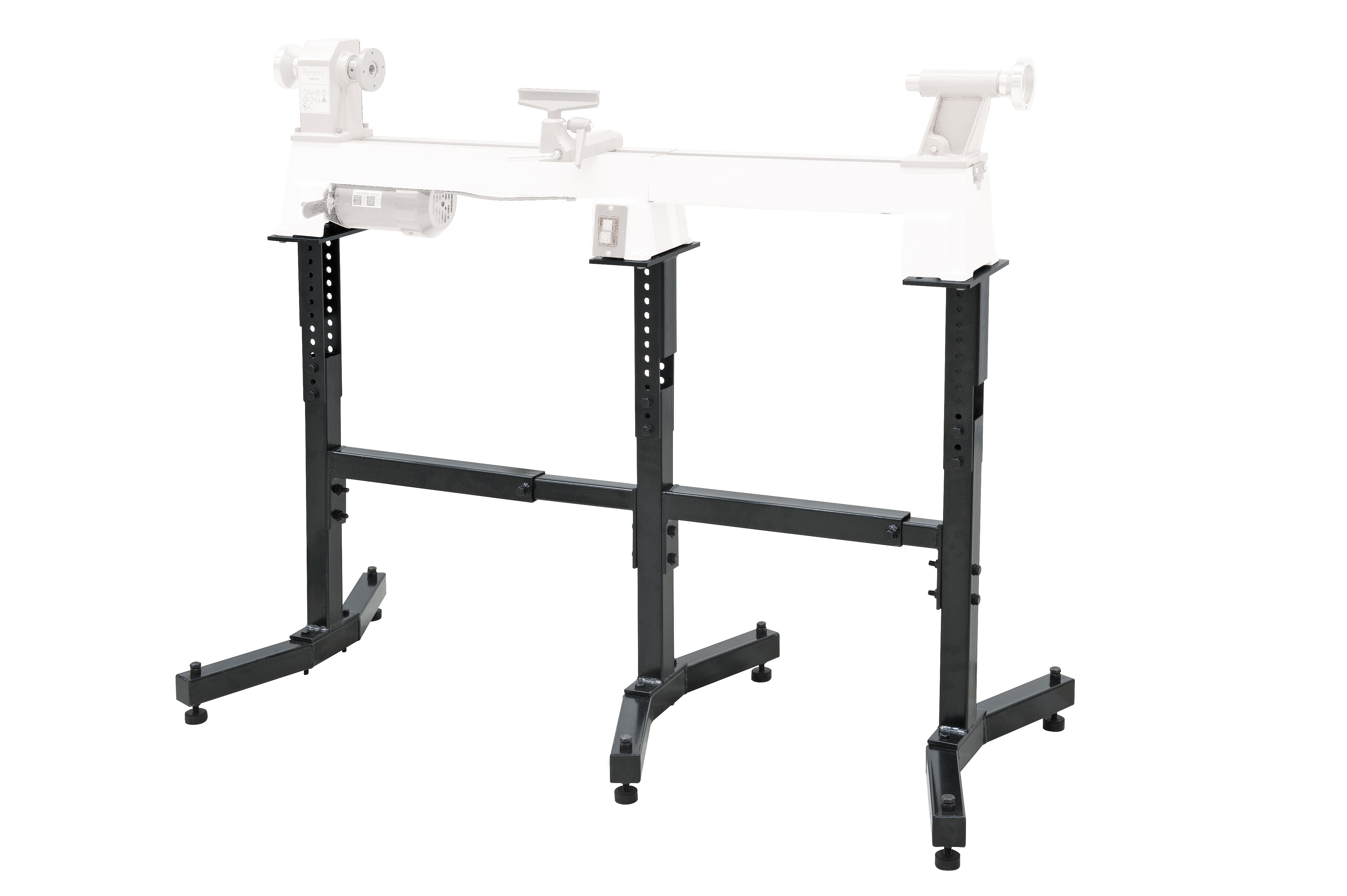 Picture with optional bed extension (10-3005), stand (10-4005) and extension for stand (10-4007)