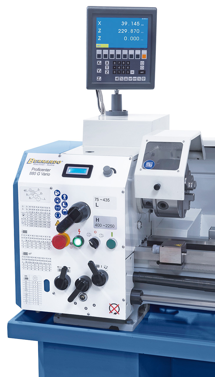 Bearbeitungszentrum Proficenter 880 G Vario / 400 V inkl. 2-Achs-Digitalanzeige ES-12 V