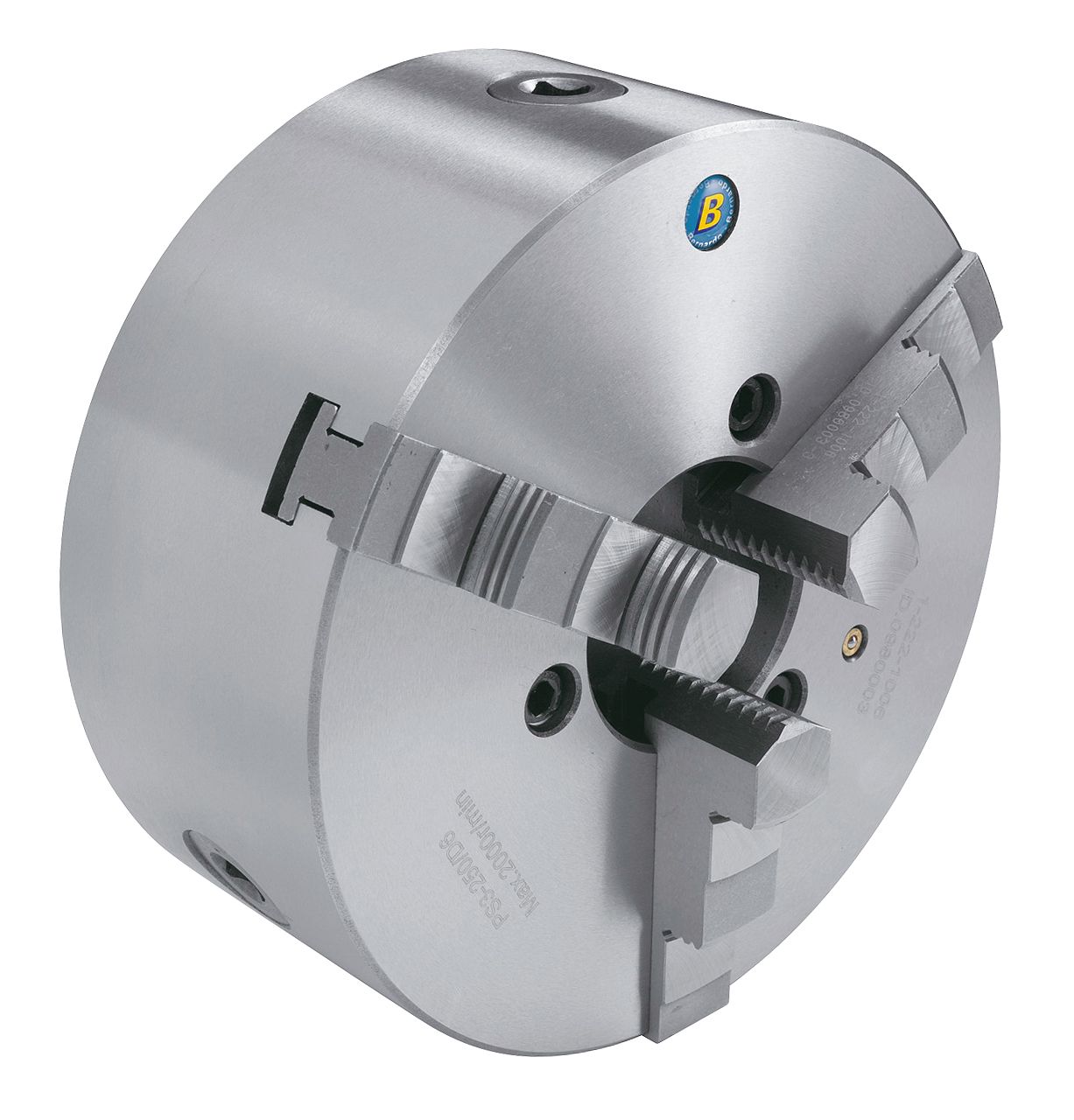 Bernardo Standard-3-Backenfutter PS3-D, DIN 55029, PS3-200/D5, Gussausführung