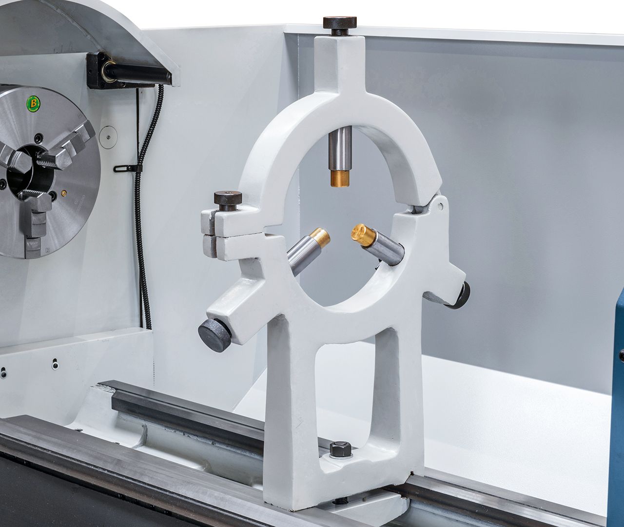 Produktionsdrehmaschine Goliath 800 x 1500 inkl. 3-Achs-Digitalanzeige *