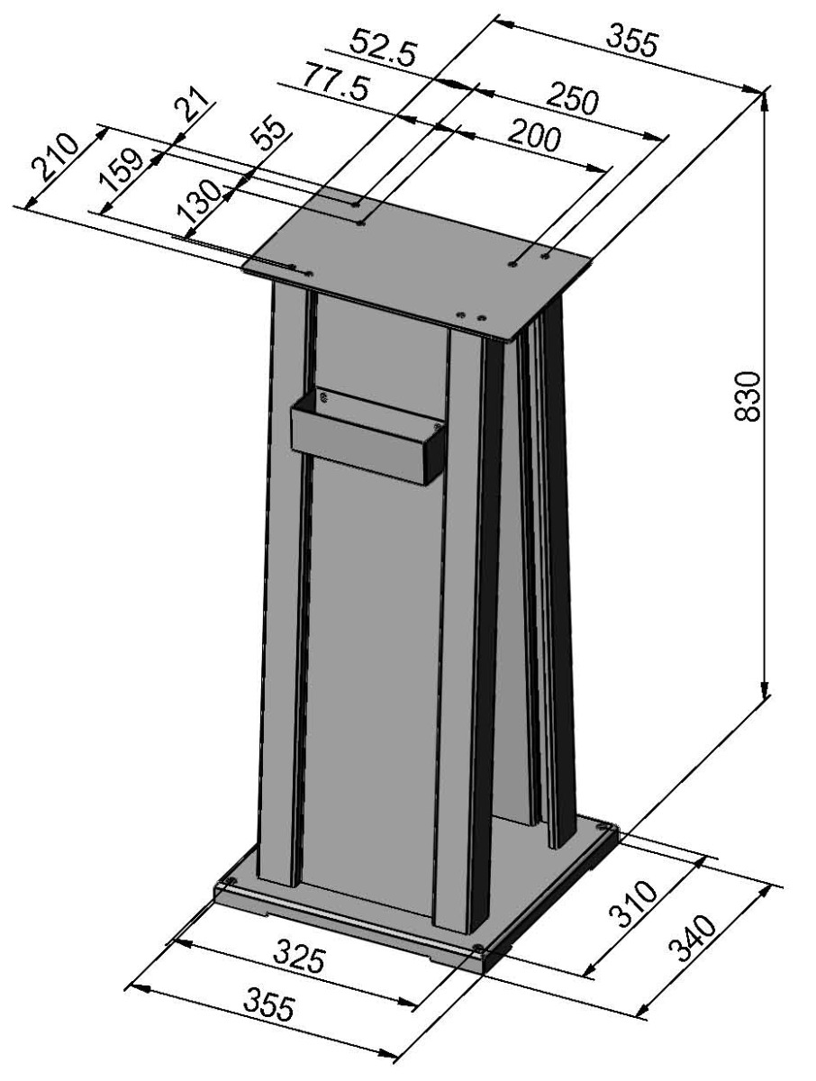 Untergestell Modell H