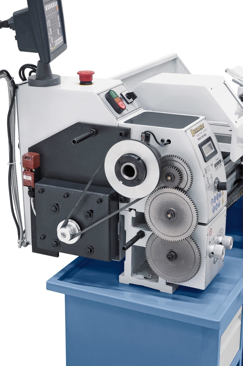 Leitspindel-Drehmaschine Profi 550 WQV / 230 V inkl. 2-Achs Digitalanzeige ES-12 V