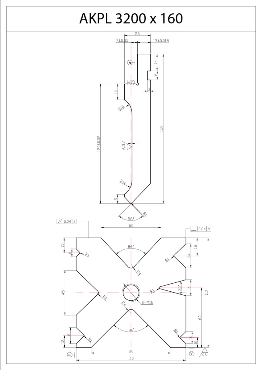 AKPL 3200 x 160 mit manueller Bombiereinrichtung