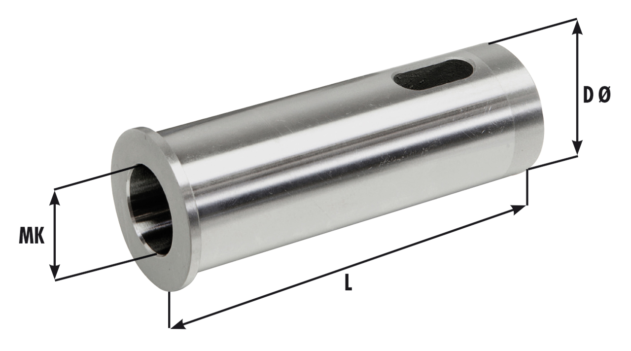 MK-Hülse für Größe A - MK 2 diam. 30 x 90 mm