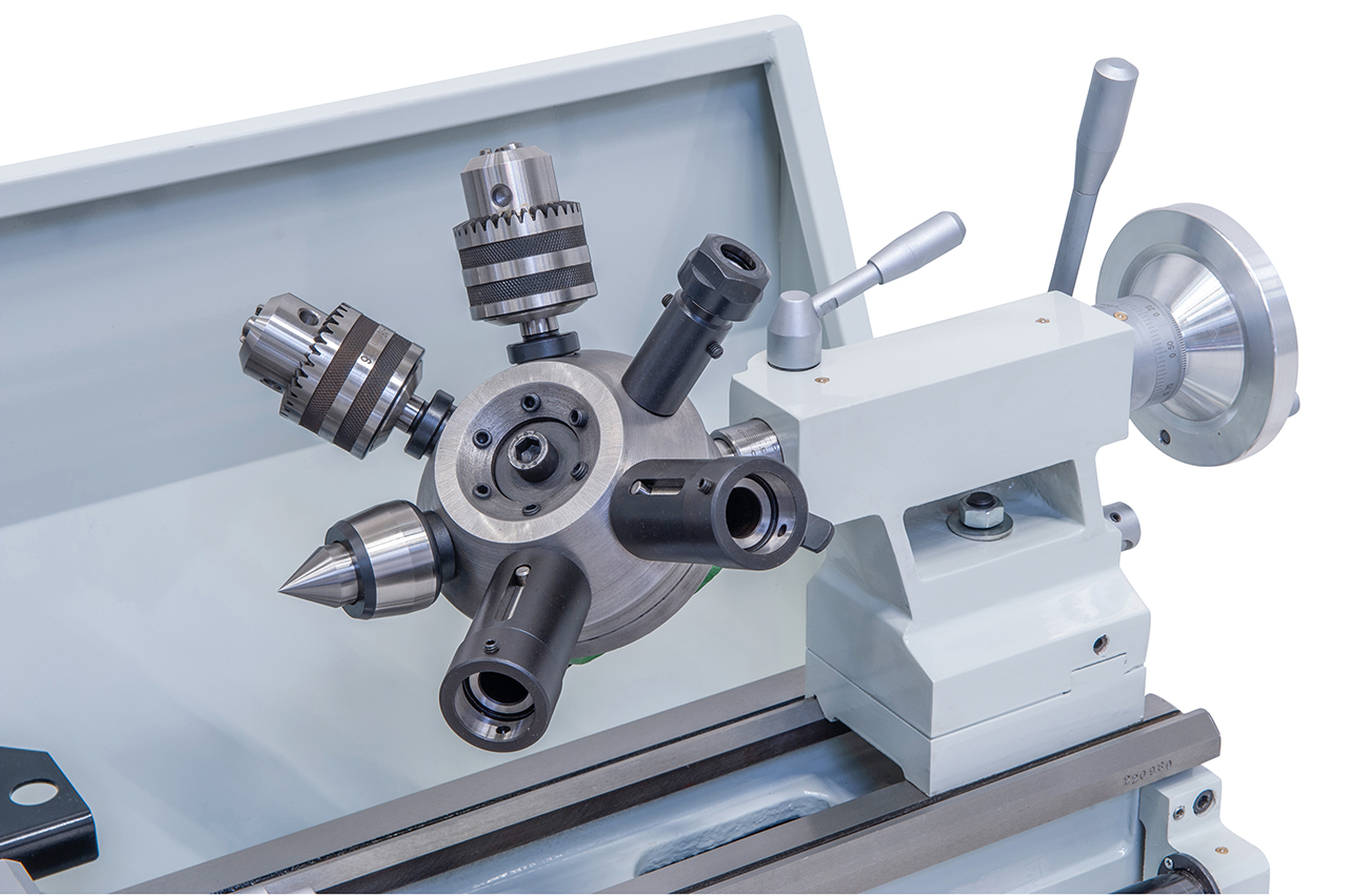 Leit- und Zugspindeldrehmaschine Hobby 800 G / 230 V inkl. 3-Achs Digitalanzeige DT 40