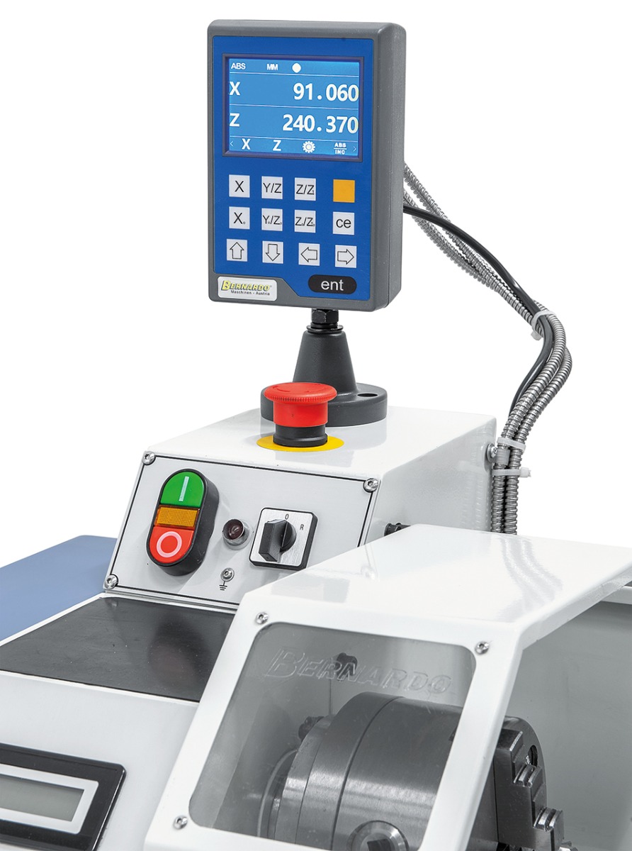 Leitspindel-Drehmaschine Profi 450 S Vario / 230 V inkl. 2-Achs-Digitalanzeige DT 40