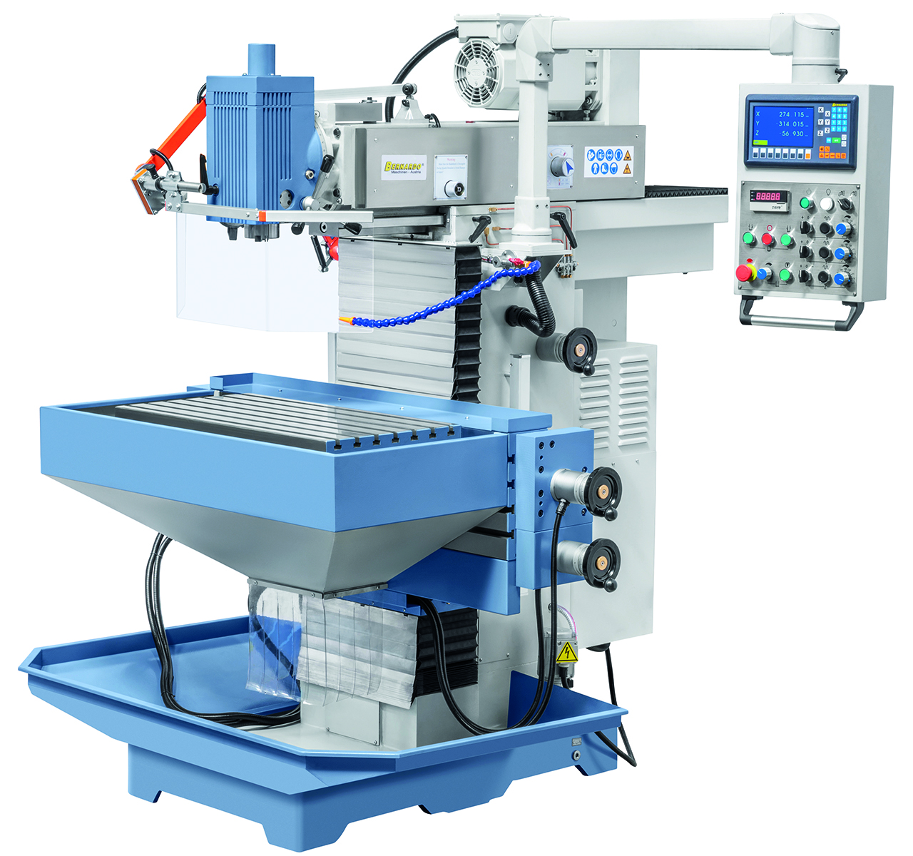 Universal-Werkzeugfräsmaschine WFM 850 Servo inkl. 3-Achs-Digitalanzeige ES-12 H **