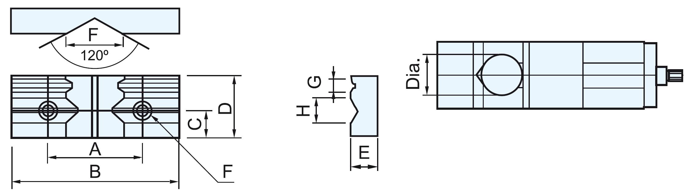 Prismenbacken CJ 100 - 1 Stk.