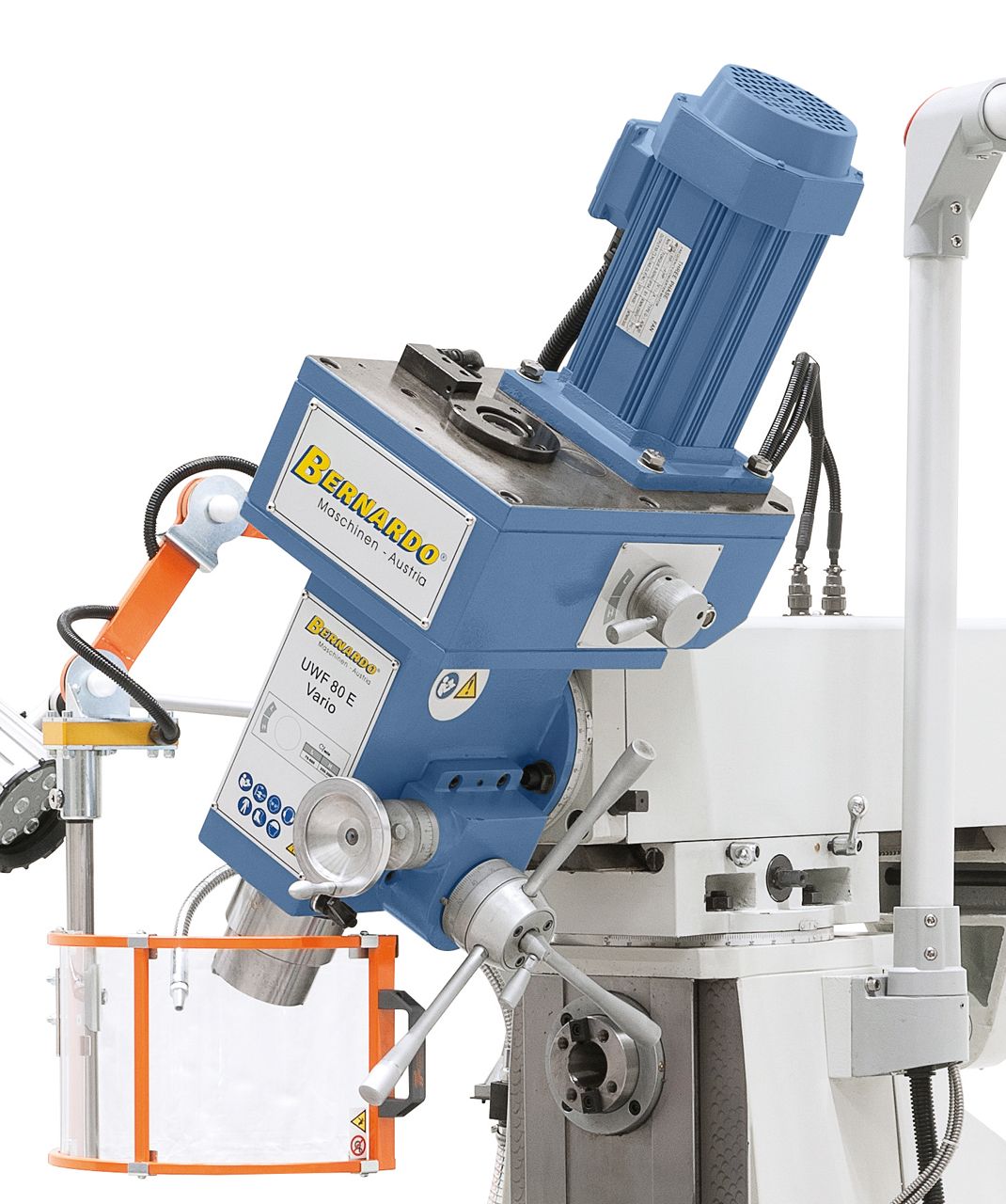 Universalfräsmaschine UWF 80 E Vario inkl. 3-Achs-Digitalanzeige ES-12 H und y-Vorschub
