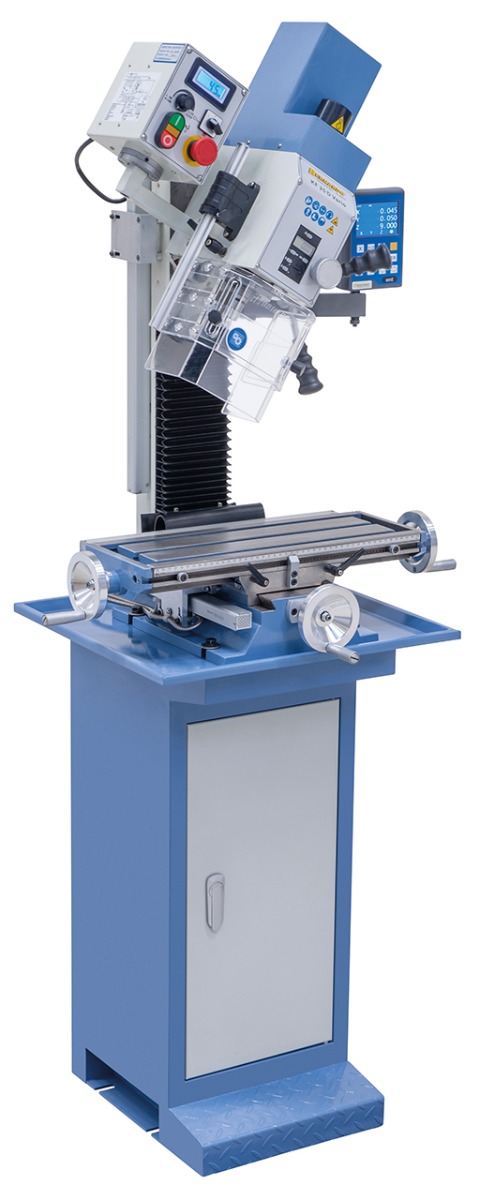 Bohr- und Fräsmaschine KF 25 D Vario inkl. 3-Achs Digitalanzeige DT 40