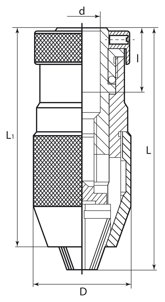 Bernardo Spannmittel für Werkzeuge  Schnellspann-Bohrfutter 1 - 16 mm / B 16