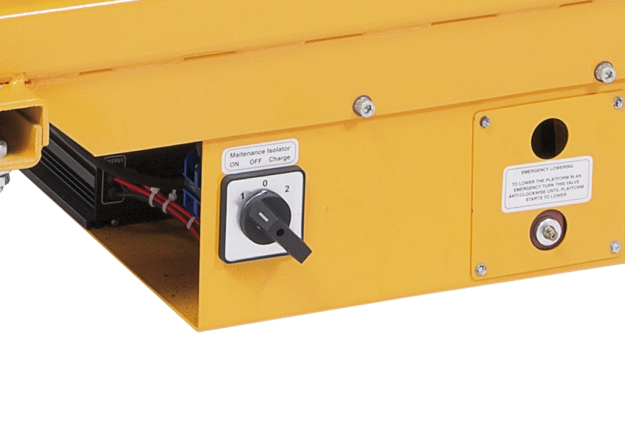 Semielektrischer Doppelscherenhubtisch ES 800 D