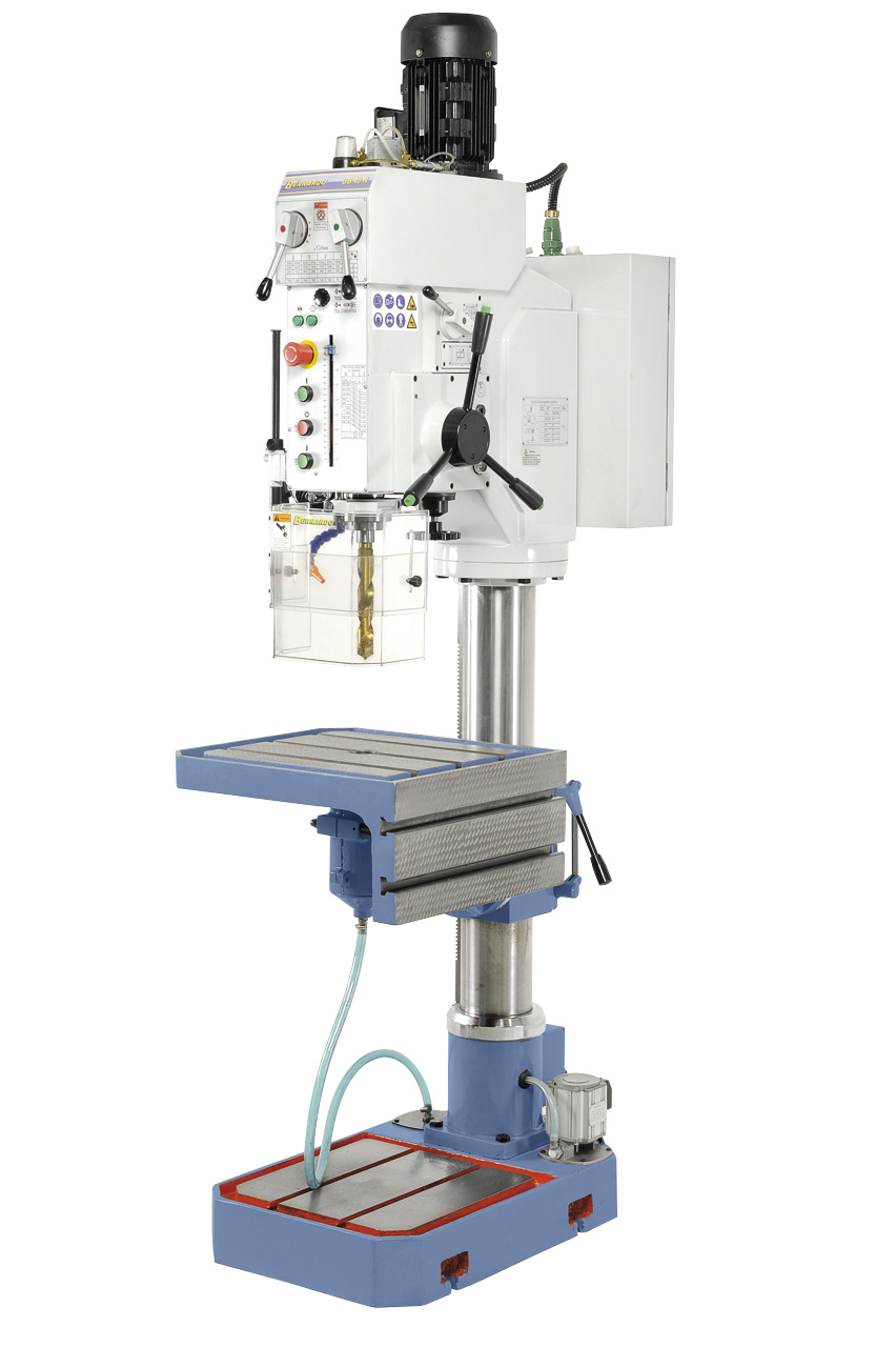 Getriebe-Säulenbohrmaschine GB 40 N mit Winkeltisch *