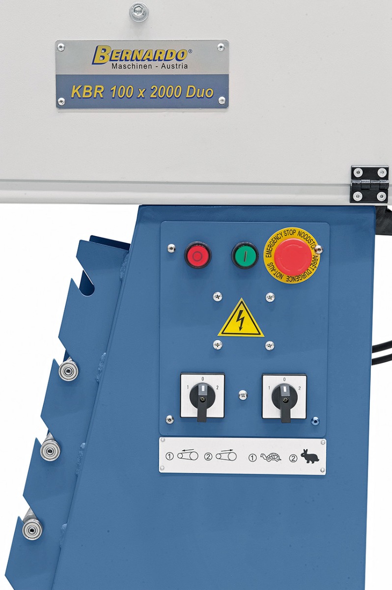 Rohr- und Profilendenschleifmaschine KBR 100 x 2000 Duo