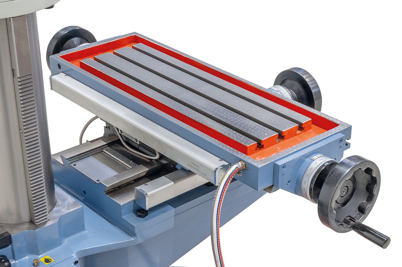 Getriebe-Säulenbohrmaschine GB 55 SK NC Vario mit Kreuztisch *