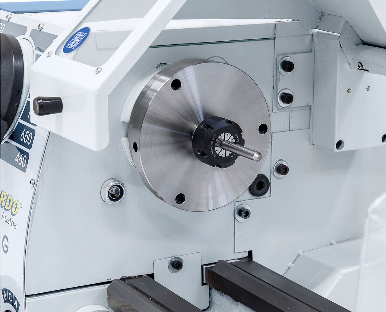 Leit- und Zugspindeldrehmaschine Profi 650 G / 400 V inkl. 2-Achs-Digitalanzeige ES-12 V