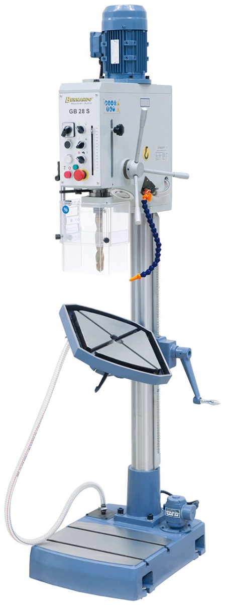 Getriebe-Tischbohrmaschine GB 28 S mit Kühlmitteleinrichtung